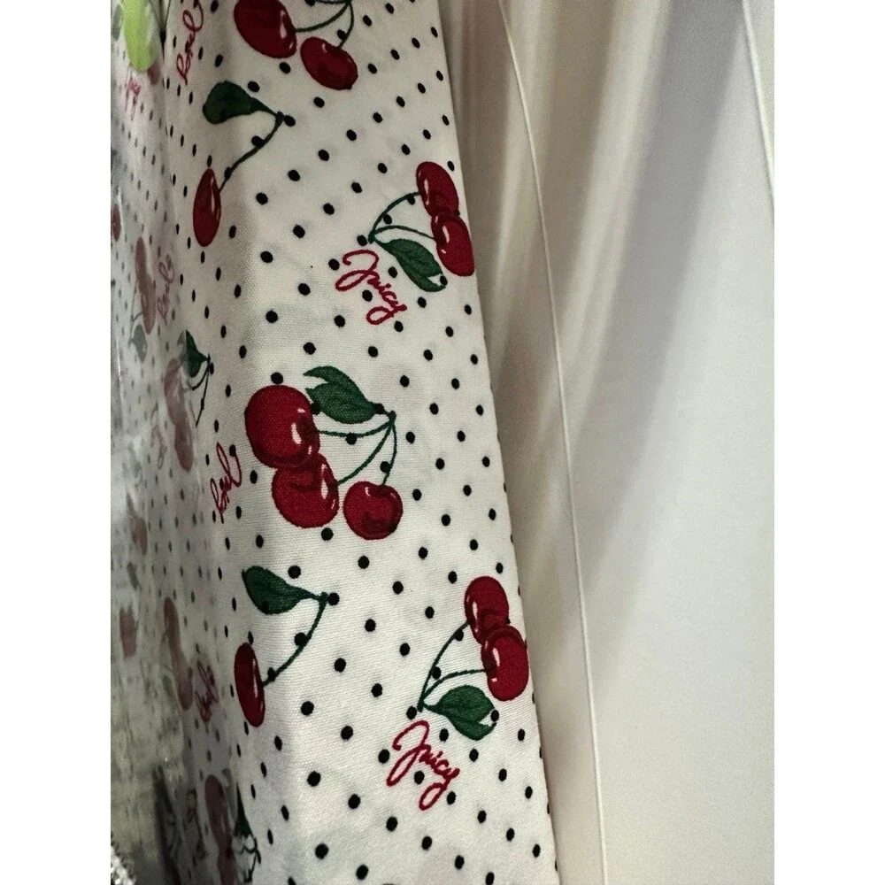 Juicy Couture  Cherries Polka Dots Twin Sheet Set New